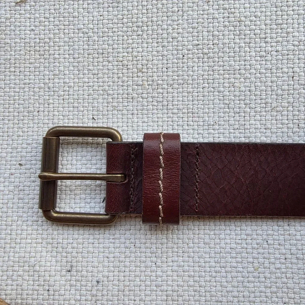 Allen Edmonds Brown Leather Belt